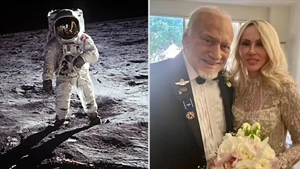 immagine per L’astronauta Aldrin di Apollo 11 sposo a 93 anni 